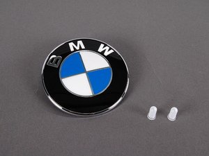 ES#240207 - 51148203864KT - Trunk Emblem & Grommet Kit - New trunk emblem with two securing grommets for your BMW - Genuine BMW - BMW