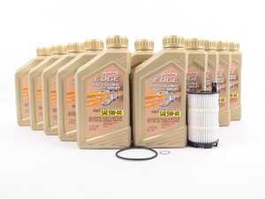 ES#3236012 - N0138157KT2 -  Oil Service Kit - Includes everything you need to perform an engine oil service - Assembled By ECS - Audi
