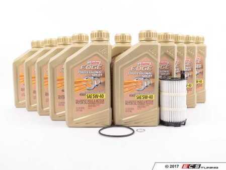 ES#3236012 - N0138157KT2 -  Oil Service Kit - Includes everything you need to perform an engine oil service - Assembled By ECS - Audi