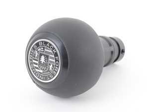 ES#3247966 - GS2SH - GS2 Heavy Weight Shift Knob -Black Anodized - Smooth Black Nappa Leather - Weighing in at approximately 215 grams the added inertial mass makes shifting effort substantially less while speeding up the process at the same time. - Black Forest Industries - Audi Volkswagen