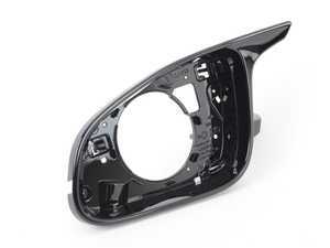 ES#2767620 - 51168059561 - Mirror support ring - left - Gloss black side view mirror support trim - Genuine BMW - BMW