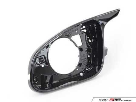 ES#2767620 - 51168059561 - Mirror support ring - left - Gloss black side view mirror support trim - Genuine BMW - BMW