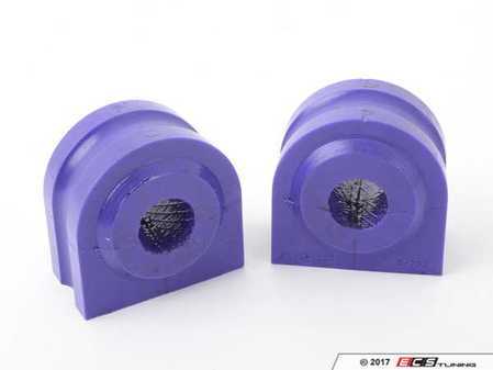 ES#2650214 - PFF5-703-25Bx2 - Race Polyurethane Front Sway Bar Bushing Set - Stiffer bushings allow sway bars to work at their fullest potential - 25mm - Powerflex Black Series - BMW