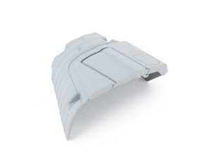 ES#112425 - 51437147948 - Convertible Rod Assembly Cover - Gray - Right - Protects the convertible rod and lifting mechanism from debris. - Genuine BMW - BMW