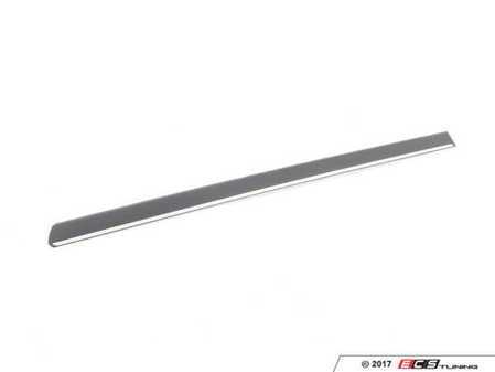 ES#78383 - 51138125351 - E38 Door Trim - Rear Left - Features a chrome strip on black plastic trim. - Genuine BMW - BMW