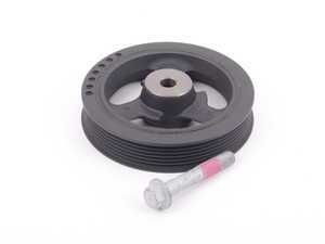 ES#3177578 - 11237829906kt1 - Crank Pulley With Dampener Kit - Main crank pulley that is rotationally balanced with install bolt - Cooper (NON S) - Assembled By ECS - MINI