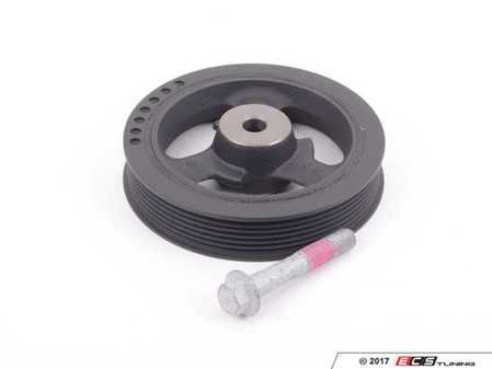ES#3177568 - 11237829906KT - Crank Pulley With Dampener Kit - Main crank pulley that is rotationally balanced with install bolt - Genuine MINI - MINI