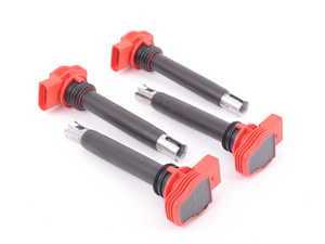 ES#3245923 - 06E905115Fkt - Coil Pack - Set Of Four - Dress up your engine bay and restore power with these red top coil packs - Bosch - Audi Volkswagen