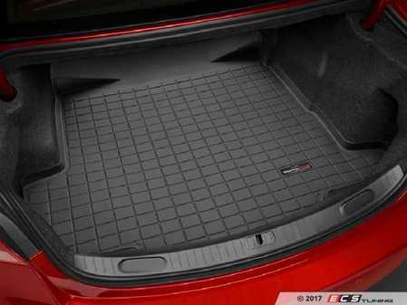ES#3419517 - 40972 - Rear Trunk Liner - Black - The best protection for your trunk in any situation - WeatherTech - Audi