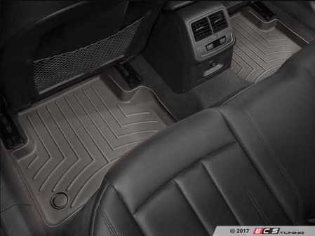 ES#3419519 - 479072 - Rear FloorLiner DigitalFit - Cocoa - Laser measured for perfect fitment and ultimate protection against moisture and debris - WeatherTech - Audi