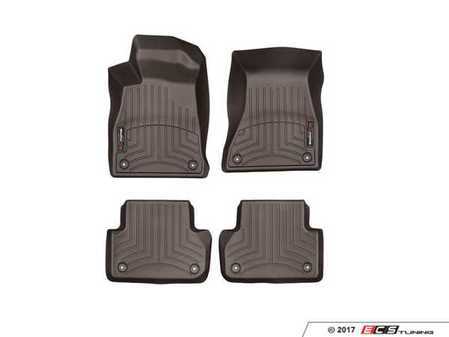 ES#3419521 - 479371KT - FloorLiner DigitalFit - Set - Cocoa - Laser measured for perfect fitment and ultimate protection against moisture and debris - WeatherTech - Audi