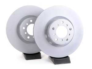 ES#3410121 - 34112229527ZKT - Front Brake Rotors - Pair (345x32) - Includes left and right rotors - Zimmermann - BMW