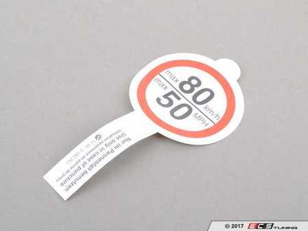 ES#185225 - 71242282261 - LABEL - Genuine BMW - BMW