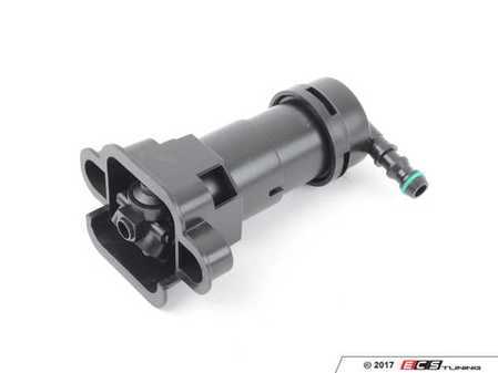 ES#2901800 - 8E0955102C - Headlight Washer Jet Assembly - Right - Located in the front bumper below the cap - Vemo - Audi