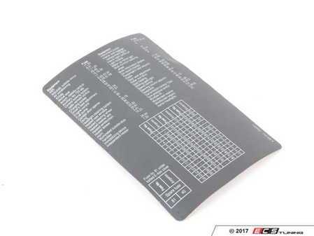 ES#165885 - 61138385512 - LABEL - Genuine BMW - BMW
