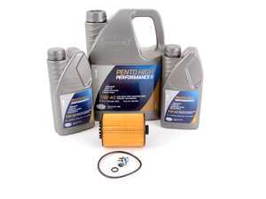 ES#3184765 - 03H115562KT0 - Pento High II Oil Service Kit (5w-40) - Includes Hengst oil filter and Pentosin A40 Spec oil - Assembled By ECS - Volkswagen Porsche