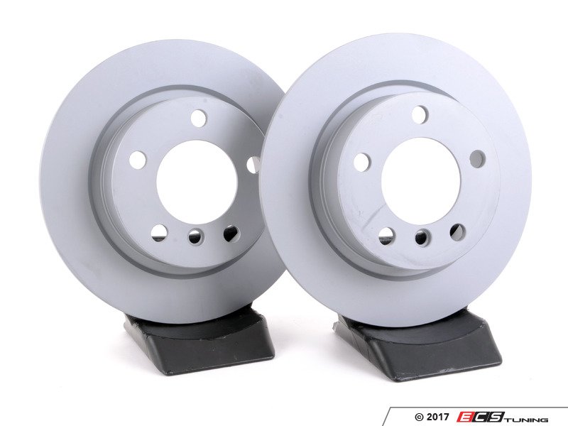 Zimmermann Front & Rear Disc Brake Rotors For BMW E60 E61 525xi 528i 535i (2006-2010)