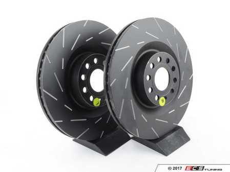 ES#2072454 - USR7421 - Front Slotted Brake Rotors - Pair (345x30) - Reduce the fading, improve your braking - EBC - Volkswagen