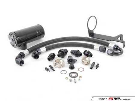 ES#3021898 - CCT004 - BFI "Clean Catch" - Crankcase Oil Separator KIT - Keep your intake tract clean and oil free, with this BFI baffled Oil Catch Can System - Black Forest Industries - Audi Volkswagen