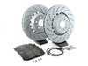 ES#3241171 - f10oefrpsKT - Front Brake Service Kit - Everything you need to service your fornt brakes in one kit. Includes OEM Zimmermann rotors and OE Pagid pads for a factory braking experience. - Assembled By ECS - BMW