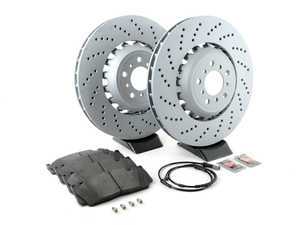 ES#3241171 - f10oefrpsKT - Front Brake Service Kit - Everything you need to service your fornt brakes in one kit. Includes OEM Zimmermann rotors and OE Pagid pads for a factory braking experience. - Assembled By ECS - BMW