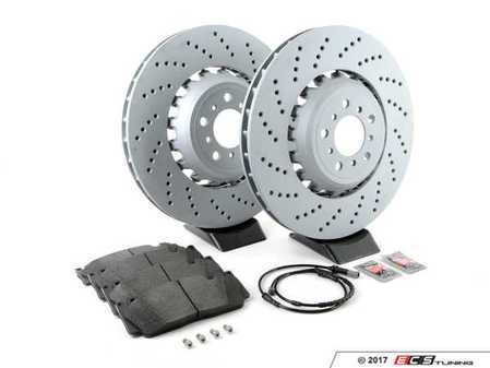 ES#3241171 - f10oefrpsKT - Front Brake Service Kit - Everything you need to service your fornt brakes in one kit. Includes OEM Zimmermann rotors and OE Pagid pads for a factory braking experience. - Assembled By ECS - BMW