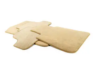 E93 Set Of Floor Mats - Beige Velour