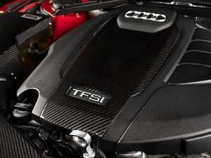 ES#3426555 - 022526ecs01KT - Carbon Fiber Engine Cover Overlay - Add a touch of carbon fiber to your stock engine cover! - ECS - Audi