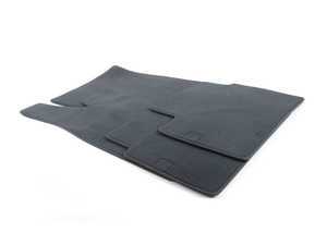 ES#121028 - 51471887136 - Carpeted Floor Mats Set - Anthracite - Set of four black/dark grey floor mats - Genuine BMW - BMW