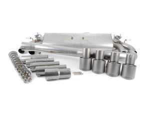 ES#2827587 - SSXAU472 - Cat-Back Exhaust System - Non-Resonated - Valved - 3" stainless steel with quad 100mm Titanium tips - Milltek Sport - Audi