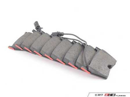 ES#3419481 - 8E0698151Q - Front Brake Pad Set - Includes pad wear sensors - Brembo - Audi