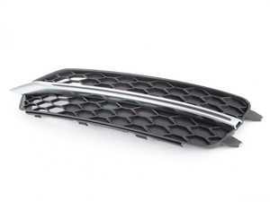 ES#2595505 - 4G0807682J01C - Lower Grille - Right (Satin Black) - Restore the clean look of your exterior - Genuine Volkswagen Audi - Audi