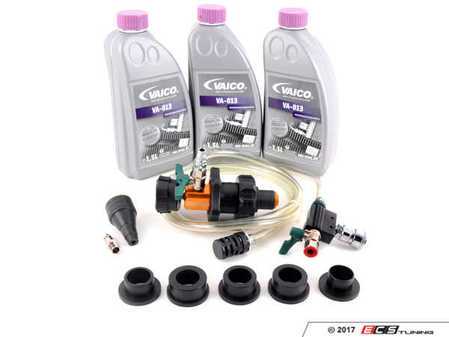 ES#3420790 - g013a8jm1kt5 - Coolant Flush Kit - Includes Schwaben coolant refill/air purge tool and 4.5 liters of G13 coolant. - Assembled By ECS - Audi Volkswagen