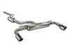 ES#3130746 - 7729KT4 - 2.75" Cat-back System - Resonated - Stainless steel resonated cat-back with round, 100mm polished tips - Supersprint - Volkswagen