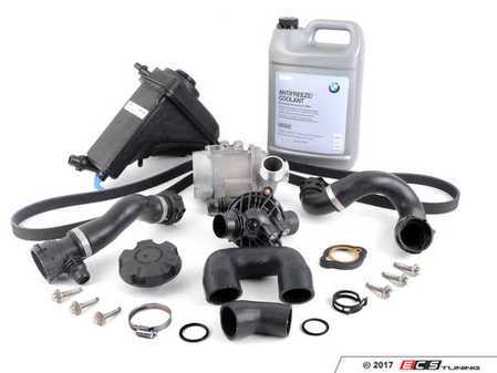 ES#2777666 - 17137607482KT6 - ECS Cooling System Refresh Kit - Level 2 - A more advanced refresh kit - with primary cooling system hoses and accessory belt - Assembled By ECS - BMW