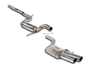 ES#3426628 - 765730 - 2.5" Cat-Back Exhaust System - Sound Pack - Stainless steel resonated cat-back with round, 3" polished tips - Supersprint - Volkswagen