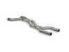 ES#3055940 - 242313 - 2.75" Center X-Pipe - Oversized stainless steel midpipes that delete the center resonator of the exhaust system - Supersprint - Volkswagen Porsche