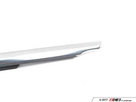 ES#2725695 - 8V5853283B2ZZ - Chrome Window trim - Front Left - Chrome outer door window seal trim - Genuine Volkswagen Audi - Audi