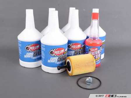 ES#3426658 - VR624VOIL1KT4 -  Oil Service Kit  - Includes Mann oil filter and Redline performance 5W-40 Synthetic engine oil - Assembled By ECS - Audi Volkswagen
