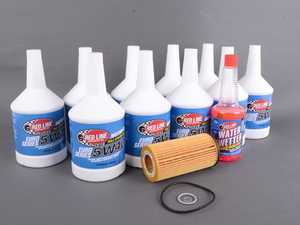 ES#3426745 - 12404KT3 - Oil Service Kit - Premium  - Includes Redline Euro-Series synthetic oil, Hengst filter, and drain plug washer - Assembled By ECS - Audi Volkswagen