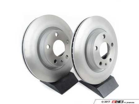 ES#3177921 - 8e0615301pkt2 - Rear Brake Rotors - Pair (280x22) - Regain the stopping power in your vehicle - Meyle - Audi