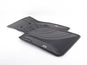 ES#3185295 - 51472414218 - Front rubber floor mats - Black  - Keep your car's carpet looking new with these rubber floor mats - Genuine BMW - BMW