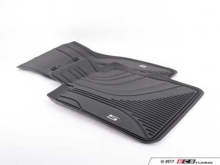 ES#3185295 - 51472414218 - Front rubber floor mats - Black  - Keep your car's carpet looking new with these rubber floor mats - Genuine BMW - BMW