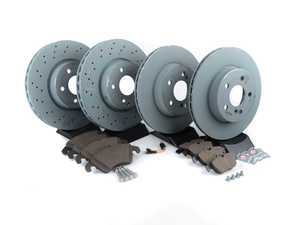 ES#2918356 - C350BRAKEFRKT - Front And Rear Brake Service Kit  - Featuring Genuine Mercedes Rotors And Pads - Genuine Mercedes Benz - Mercedes Benz