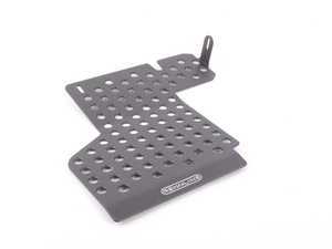 ES#2840016 - F15PBLACK - Perforated Aluminum Floor Board - Black - Left side fitment - Rennline - Porsche