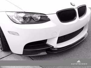 ES#3420777 - BM-0014 - E9X M3 CRT Style Front Spoiler - Carbon Fiber - Add aggressive exterior styling to your M3 - AUTOTECKNIC - BMW
