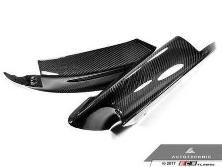 ES#3420781 - BM-0013 - E9X M3 Performance Style Front Splitters - Carbon Fiber - Add aggressive exterior styling to your M3 - AUTOTECKNIC - BMW