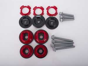 ES#3432267 - 019860ECS03-03KT -  Polyurethane Rear Subframe & Rear Differential Mount Insert Kit - Enhance driving dynamics and increase drivetrain rigidity and performance with our Rear End Bushing Insert Kit - ECS - Audi Volkswagen