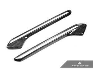 ES#3420892 - BM-0213 - Fender Grille Blackout Covers - Carbon Fiber - Add aggressive exterior styling instantly - AUTOTECKNIC - BMW