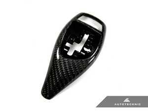 ES#3420953 - BM-0132 - Automatic Gear Selector Cover - Carbon Fiber - Add carbon fiber to your interior - AUTOTECKNIC - BMW